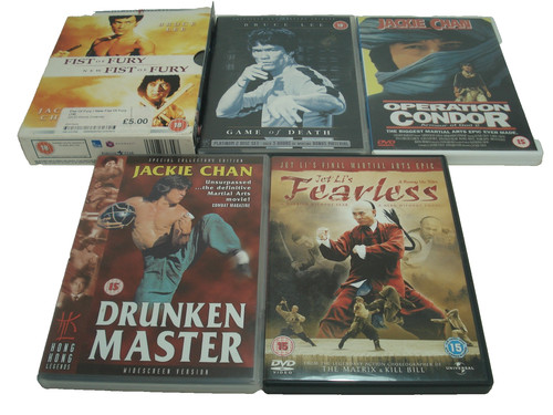 Martial arts asssorted dvd - martial, 6